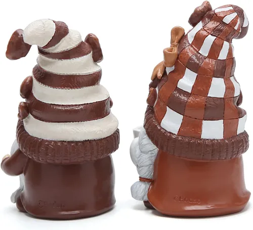 Miniatura 9 de Hodao 2 piezas de figuritas de gnomos de café - Decoración de elfo enano Tomte sueco para bar, hogar, regalos, decoración de rincón de café