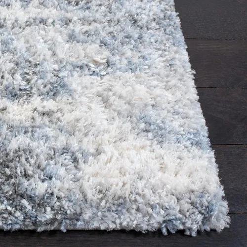 Miniatura 3 de SAFAVIEH Berber Shag Collection BER273A - Alfombra moderna abstracta que no desprende pelusa, de 1.2 pulgadas de grosor, para entrada, sala