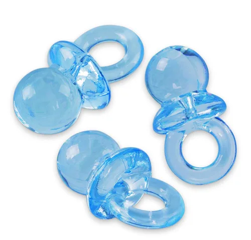 Miniatura 2 de Super Z Outlet MIni chupones de acrílico para decoración de Baby Shower, regalos, juegos y actividades - 144