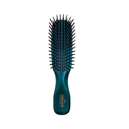 Miniatura 13 de Phillips Brush Sapphire Blue Light Touch 6 - Cepillo para el cabello, parte de la colección de gemas (zafiro)