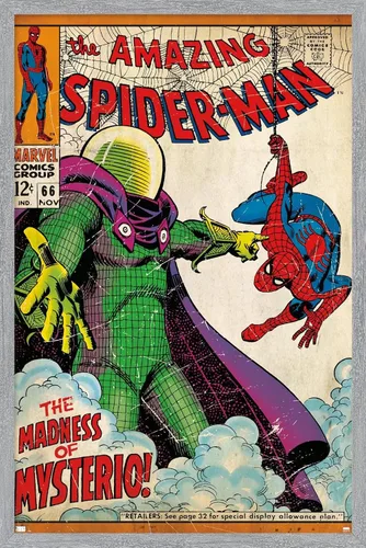 Miniatura 14 de Marvel Comics Spider-Man - Póster de pared Amazing Spider-Man #66, 22.4 pulgadas de largo x 14.7 pulgadas de ancho, versión premium sin marco