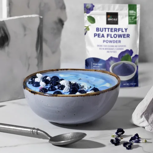 Miniatura 7 de INCAS - Polvo de flor de guisante mariposa 100% orgánico USDA (4 onzas) Té Matcha azul orgánico Extracto verificado sin OMG de Tailandia