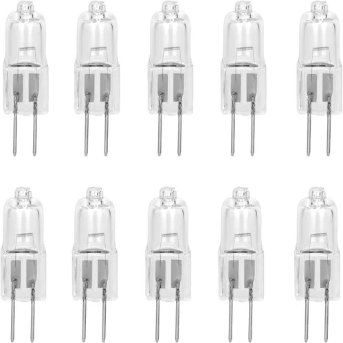Bombilla G4 24V Lente transparente 20 W 1.378 in Longitud 24 voltios Maquinaria pesada Marina tren Cabina Iluminación Bombilla de reemplazo JC 24 V