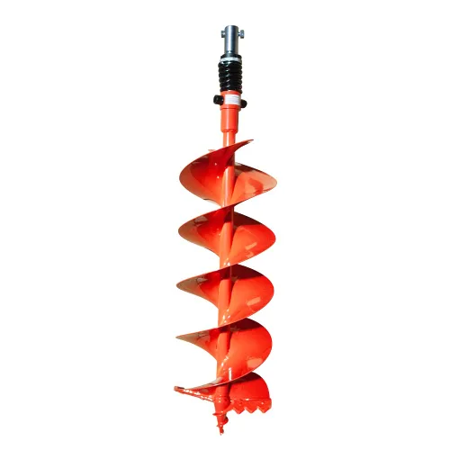 Miniatura 7 de Broca de taladro de tierra en espiral doble 4 "x 36", excavadora de agujeros para postes con taladro de 7/8