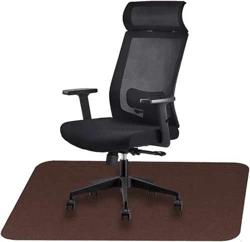 Miniatura 14 de Icegrey Tapete para silla de oficina, rectangular, lavable, antideslizante, protector de suelo para suelos de madera dura y azulejos, color verde