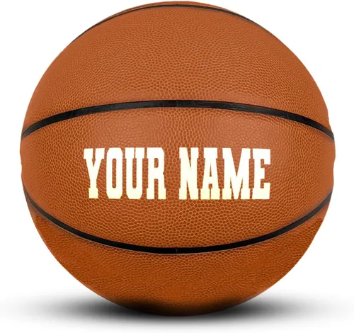 Baloncesto personalizado TF250 para interior o exterior - Personalizado con tu nombre o texto - Regalo de baloncesto ideal para hijo, hija, niño o