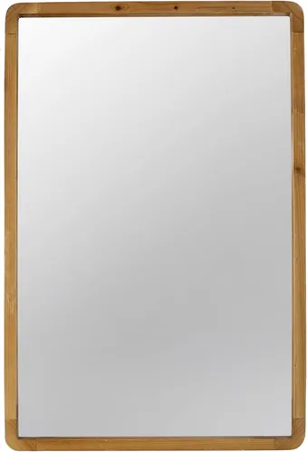Miniatura 2 de Espejo rectangular de madera de 24 x 36 pulgadas, decoración de pared de granja para sala de estar, dormitorio, entrada