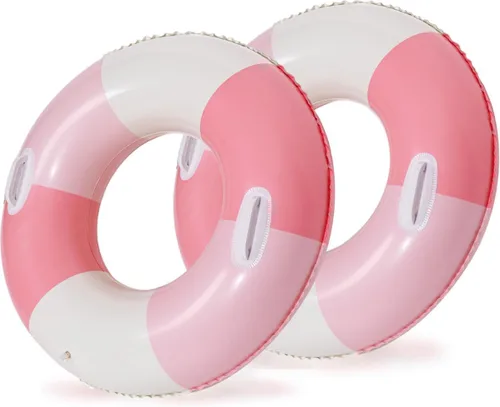 Miniatura 10 de Tubos de piscina, 2 flotadores inflables de piscina para adultos, flotadores de piscina inflables, balsa de piscina, fiesta, agua, verano, playa
