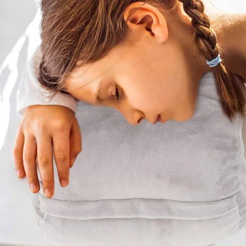 Miniatura 4 de Operitacx Almohada de espuma viscoelástica suave con forma de dona, almohada para dormir, almohada de viaje, accesorios para viajes