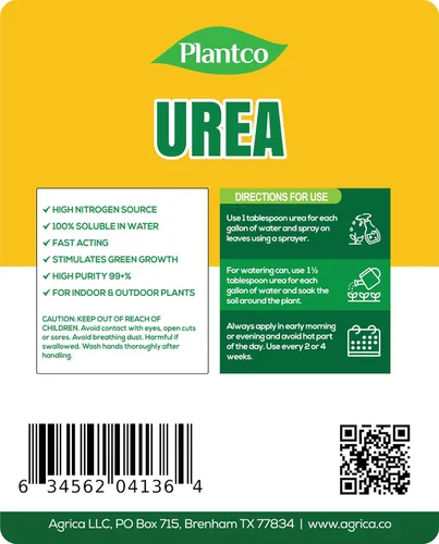 Miniatura 4 de Fertilizante de urea 46-0-0 de Plantco Grado en aerosol, solubles en agua, hacen 36 galones de urea líquida Liberación rápida, aerosol foliar