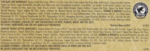 Miniatura 4 de Clif Bar Paquete variado, chispas de chocolate, mantequilla de maní crujiente, 2.4 oz. Barras nutricionales, 24