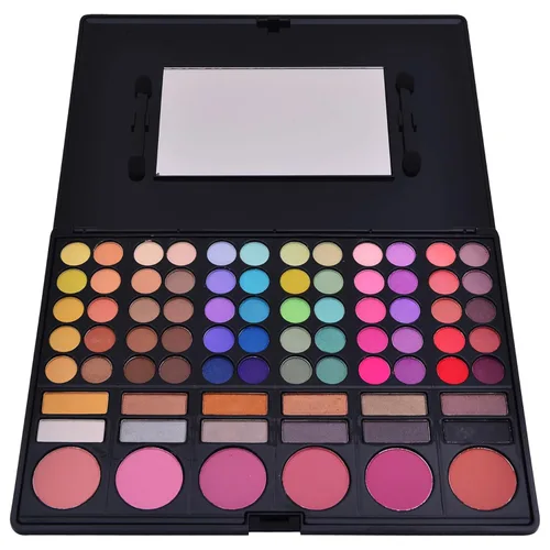 Miniatura 8 de SHANY - Paleta lista para festivales - Sombras de ojos altamente pigmentadas y mezclables, maquillaje rubor y polvo facial. Kit de maquillaje con 78