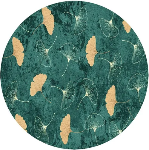 Alfombra redonda nórdica verde circular para sala de estar, dormitorio, mesita de noche, decoración del hogar, 31.5 in, 39.4 in, 47.2 in, 63.0 in,