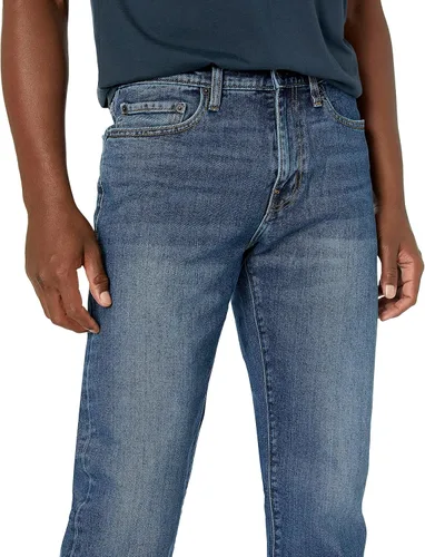 Miniatura 4 de Tienda Essentials Jeans elásticos de corte recto para hombre