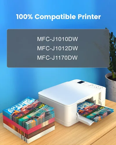 Miniatura 2 de Cartuchos de tinta compatibles de repuesto para impresoras de inyección de tinta Brother LC401 LC 401 para funcionar con impresoras de inyección