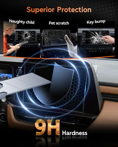 Miniatura 4 de CDEFG Protector de pantalla para Subaru Outback 2026, vidrio templado 9H HD de 12.1 pulgadas, accesorios para pantalla táctil Outback 2026+