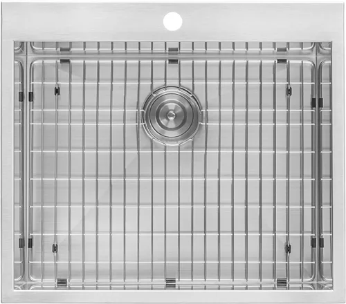 Miniatura 3 de Ruvati Fregadero de lavandería de montaje superior de 22 x 22 x 12 pulgadas, fregadero de utilidad profundo, fregadero utilitario de acero