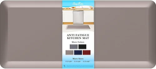 Miniatura 17 de StepRite Tapete de cocina antifatiga de 4/5 pulgadas de grosor, antideslizante, resistente a las manchas y al agua, tapete de escritorio para Azul