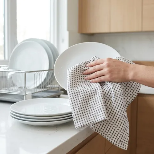 Miniatura 332 de Urban Villa Toallas de cocina 100% algodón para cocina (juego de 6) 20"x30" toallas de cocina altamente absorbentes, juego de ropa de cocina