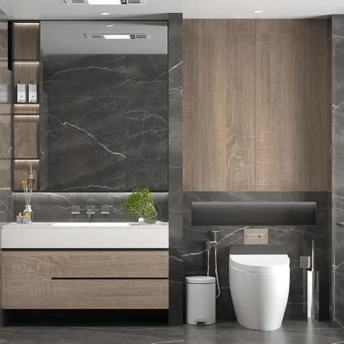 Miniatura 8 de JSEVEM Papel tapiz de madera de roble beige marrón gris grueso de 16"×118", autoadhesivo para despegar y pegar, papel de contacto de madera de roble