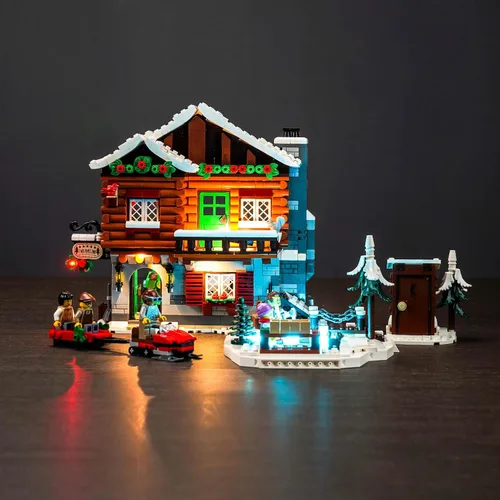 Miniatura 2 de VONADO Kit de luz LED para Lego Alpine Lodge 10325 Christmas Winter Village para adultos (solo luces, sin modelos)