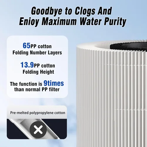 Miniatura 2 de Vortopt Q1 - Sistema de filtro de agua para debajo del fregadero, reduce el cloro, el plomo, el mal sabor y el olor, filtro de agua para debajo