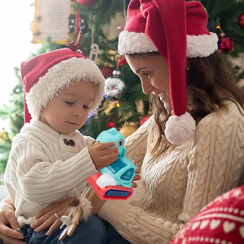 Miniatura 7 de Juguetes para bebés de 1 año de edad, dinosaurio musical para gatear, juguetes de desarrollo con sonidos y luces, regalos ideales para bebés de 6 a