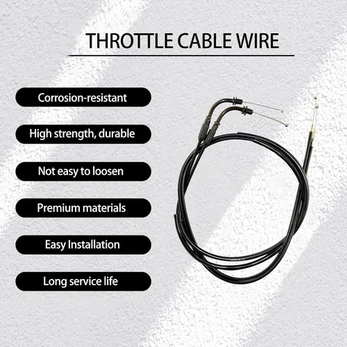 Miniatura 3 de Cable del acelerador para Harley Sportster XL883 XL1200 Sportster 1200 883 Custom Sport Anniversary Low Nightster Roadster (43.3 in)