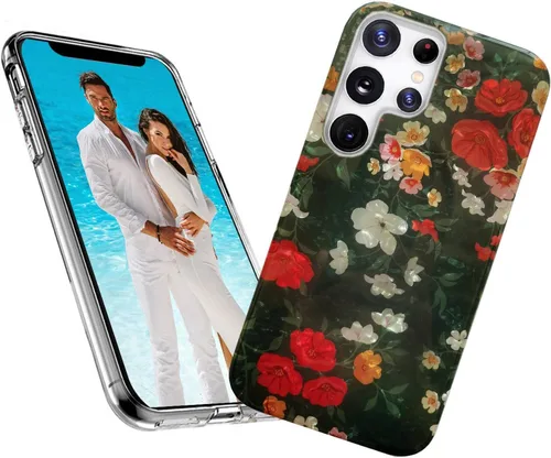 Miniatura 13 de Funda protectora para Samsung Galaxy S22 Ultra para niñas y mujeres, carcasa protectora de TPU suave con purpurina para Galaxy S22 Ultra, elegante