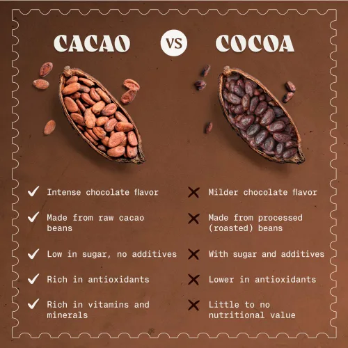 Miniatura 6 de NaturaleBio Cacao en polvo orgánico de 35 onzas. Sin azúcar, no alcalinizado y puro. Sustituto de cacao en polvo con rico sabor a chocolate negro.