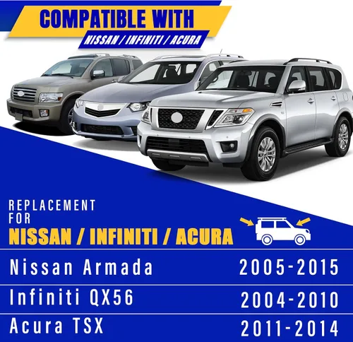 Miniatura 5 de 3 limpiaparabrisas de repuesto para Nissan Armada 2005-2015/Infiniti QX56 2004-2010/Acura TSX 2011-2014, escobillas limpiaparabrisas de repuesto