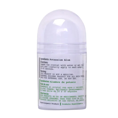 Miniatura 4 de Vital Green Thai Crystal Potassium Alum Desodorante – Desodorante mineral sin perfume para hombres, mujeres y atletas, 3.53 oz / 100 g (1 unidad)