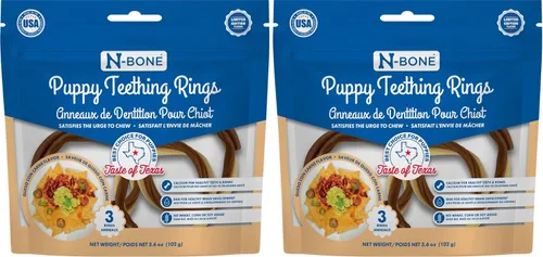 Miniatura 10 de N-Bone Anillos de dentición para cachorros, sabor a pollo sin granos, 6
