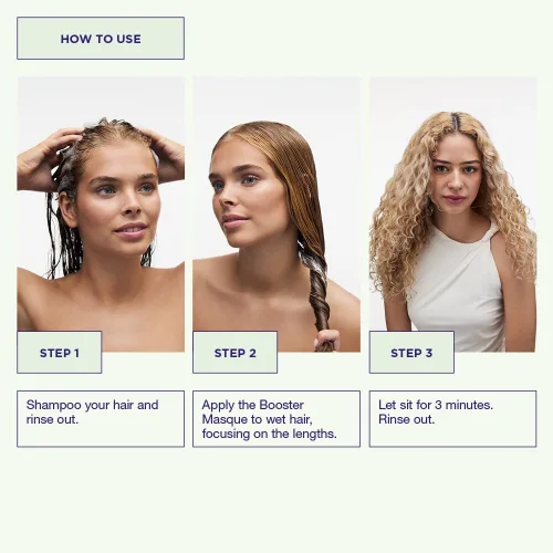 Miniatura 3 de Maria Nila Sheer Silver, Silver/Purple Hair Mask, Neutralizes Brassy Yellow/Golden Shades in Blonde, White & Grey Hairs, Violet Pigments Gives Cool