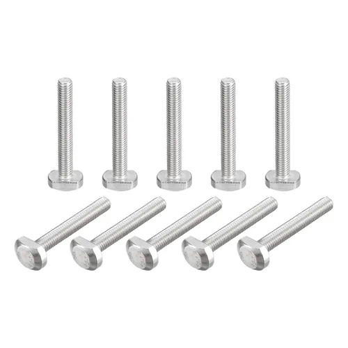 Miniatura 8 de uxcell Pernos de ranura en T, 20 piezas M5x16mm ranura en T Pernos deslizantes Pernos deslizantes 304 Tornillos en forma de T de acero inoxidable