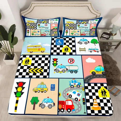 Miniatura 10 de Juego de sábanas bajeras de golf para niños, tamaño individual, juego de ropa de cama de moda para juegos de deportes de pelota de palos de golf