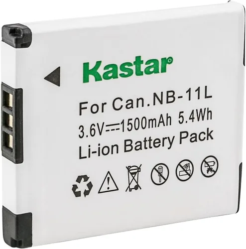 Miniatura 2 de Kastar Paquete de 3 baterías NB-11L y cargador cuádruple compatible con Canon PowerShot A2600 A2600, PowerShot A3400 A3400, PowerShot A3500 A3500