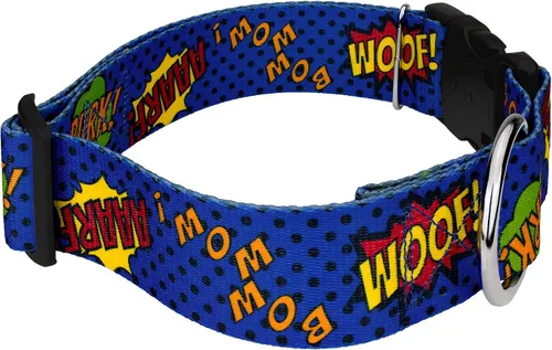 Miniatura 4 de Country Brook Petz - HossFit Jr - Collar ancho para perro diario - Colección Geek Chic con diseños para cualquier mega fan