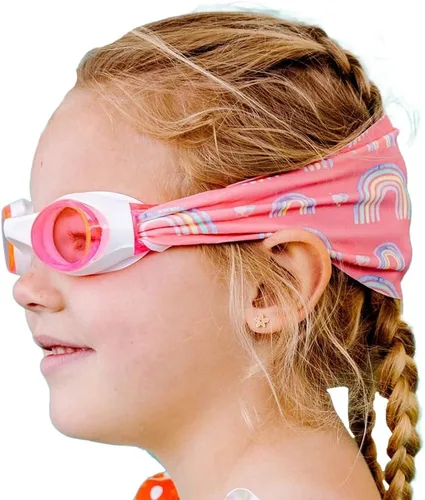 Miniatura 9 de Splash - Gafas de natación con correa de tela, colección Pink & Purples, divertidos, a la moda y cómodos, para adultos y niños