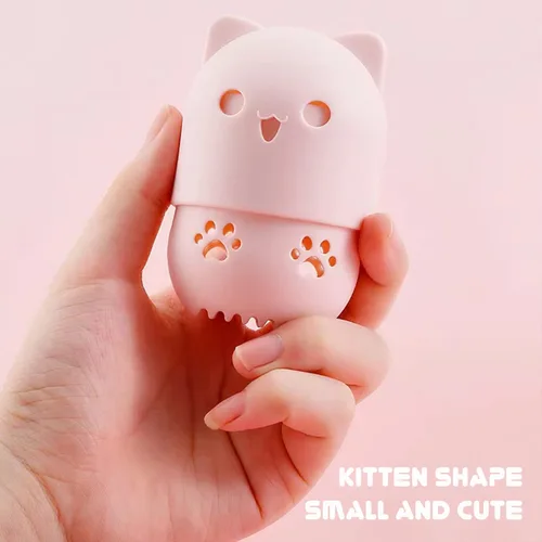 Miniatura 7 de MR LION Soporte para esponja de maquillaje + estuche de viaje para licuadora de maquillaje, soporte de secado y recipientes de almacenamiento