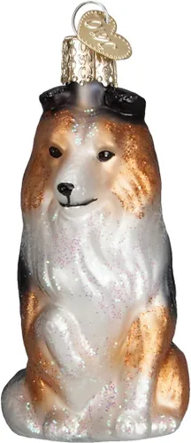 Miniatura 9 de Old World Christmas Golden Retriever - Adorno de cristal soplado para árbol de Navidad, decoración navideña artesanal, colección de perros