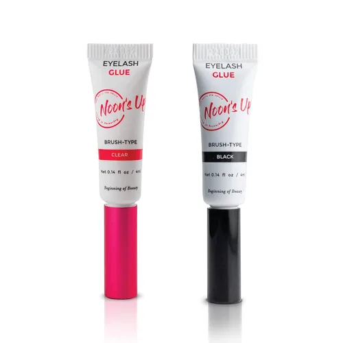 Miniatura 8 de NOON'S UP Pegamento para pestañas (transparente) – Adhesivo de pestañas súper fuerte Pegamento de pestañas hipoalergénico impermeable para ojos