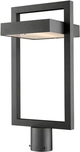 Miniatura 5 de Z-Lite 566PHBR-SL-LED - Accesorio de montaje en poste para exteriores, 1 luz, color plateado
