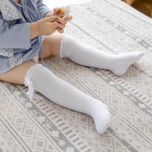 Miniatura 7 de DRESHOW BQUBO - Calcetines de punto para bebé, calcetines de algodón para niñas pequeñas