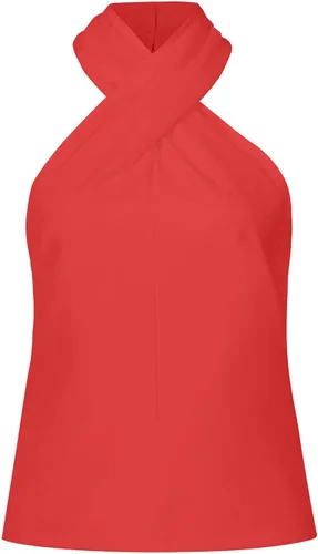 Miniatura 4 de Ceboyel Camisetas de verano sexy con tirantes cruzados para mujer, con cuello halter, sin mangas, camisa, moderna, elegante, trajes de fiesta 2023
