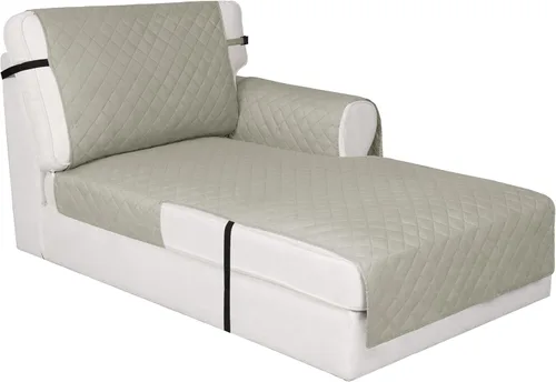Miniatura 230 de Easy-Going - Funda para sofá, futón y sillón sin reposabrazos, reversible, resistente al agua, para mascotas y niños (azul oscuro/azul claro)