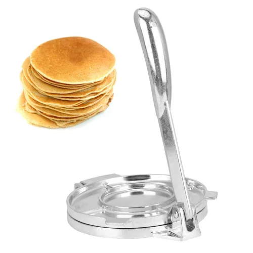 Miniatura 2 de Prensa de tortilla de hierro fundido de 8.7 pulgadas, prensa de masa de pastelería plegable, herramienta de cocina para hacer tacos, burritos, pan