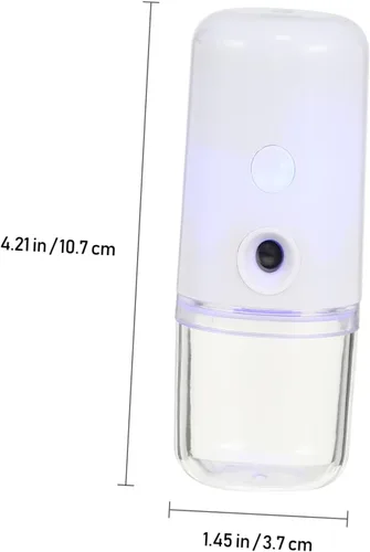 Miniatura 9 de 1 unidad USB recargable nanómetro humidificador facial portátil de mano pulverizador dispositivo de humedad para mujeres y niñas para viajes