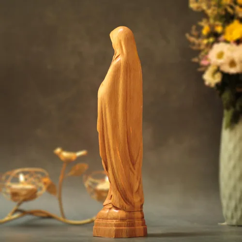 Miniatura 6 de 11.8 Inches Our Lady of Lourdes Catholic Icons Handmade Our Lady Statue Religious Gifts Our Lady of Guadalupe Catholic Art Mothers Day Gifts