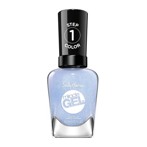 Miniatura 14 de Sally Hansen Miracle Gel™, Metro Midnight, Fórmula de larga duración, tipo gel, sin necesidad de lámpara UV, esmalte de uñas púrpura 564 Metro
